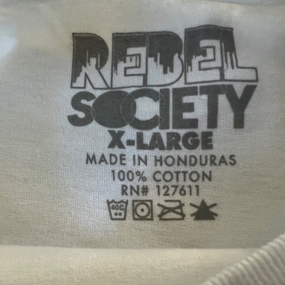 🔥"HOUSTON I'VE GOT PROBLEMS" REBELS & NOMADS WHITE MEN'S COTTON TEE NWT SIZES - Picture 7 of 11